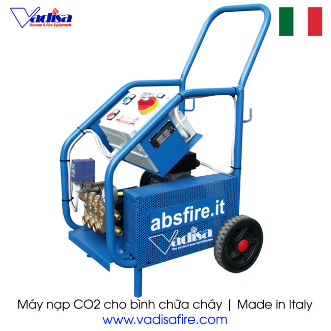 Máy nạp khí CO2 cho bình chữa cháy | Nhập khẩu Italy